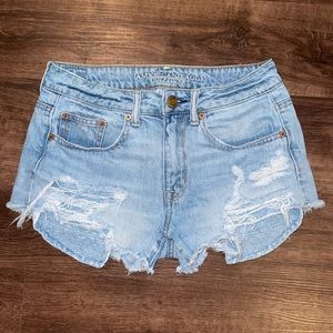 American Eagle Hi-Rise Festival shorts